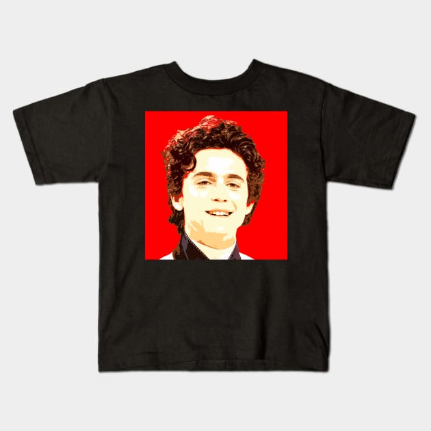 timothee chalamet Kids T-Shirt by oryan80